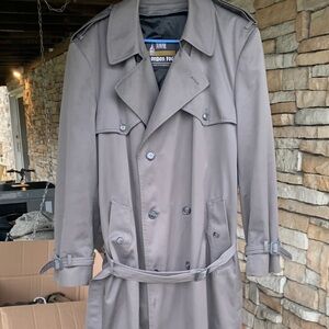 London Fog double breasted Towne trench coat.